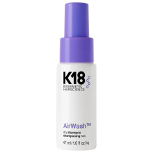 K18 AirWash Dry Shampoo Non-Aerosol Balances Scalp & Controls Excess Oil Production 1.6 Fl Oz