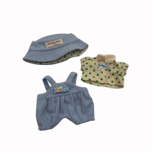 Roupas para boneca Labub Roupas fofas para bonecas La Bubu com chaveiro Kawaii Dress Up Roupas para boneca Labubus de 17 cm para presentes de ani