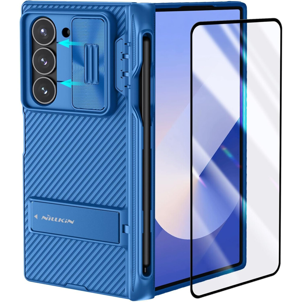 Photos - Case Nillkin for Galaxy Z Fold 6 with S Pen Holder Built-in Screen Protecter & Slide Lens Cover & Metal Kickstand & Hinge Pr