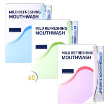 Dimensioni di viaggio Colluto da collutorio Mini collutorio per viaggi di viaggio Bulk Portable Mouth Wash Set singoli pacchetti di lavaggio per viag