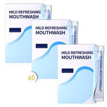 Dimensioni di viaggio Colluto da collutorio Mini collutorio per viaggi di viaggio Bulk Portable Mouth Wash Set singoli piccoli pacchetti di lavaggio