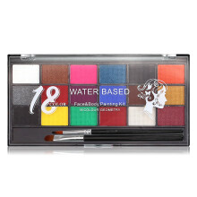 Roda de hematoma de 18 cores para efeitos especiais Halloween Face Body Paint SFX Maquiagem Light Green Witch Zombie Gamora Face Body Paint Oil B