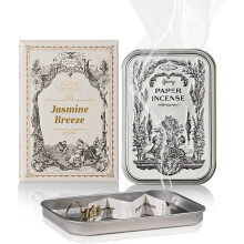 Papirrgelse - 48 stk. med vintage blikhylster Brndende papirer tilsat naturlige teriske olier Hurtig brug og langvarig duft Eliminerer lugte t