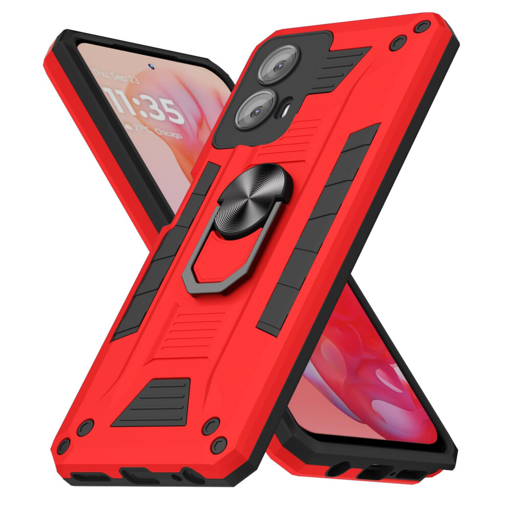Oakxco Pour Motorola Moto G Stylus 5G 2024 Case Avec Porte-Anneau Magntique Support De Protection De La Camra De Qualit Militaire Robuste Avec-image