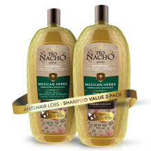 Tio nacho erbe messicane shampoo che rafforza la cura dei capelli con grano ginseng di gelatina reale e miele olio di jojoba profumata 32 fl oz (bran