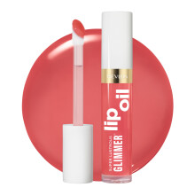 REVLON Super Lustrous Glimmer Lip Oil, feuchtigkeitsspendend und get   nt, gl   nzendes Finish, hergestellt mit pflanzlichem Squalan, 007 Posh Peach,