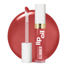 REVLON Super Lustrous Glimmer Lip Oil, feuchtigkeitsspendend und get   nt, gl   nzendes Finish, hergestellt mit pflanzlichem Squalan, 008 Just Toasty