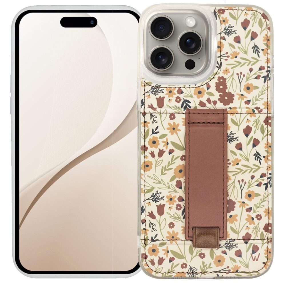 Photos - Case WALLI CASES for iPhone 12 Pro Max Aesthetic Wallet Phone Card Holder Securely Holds up to 2 Cards - Cute Trendy Ph