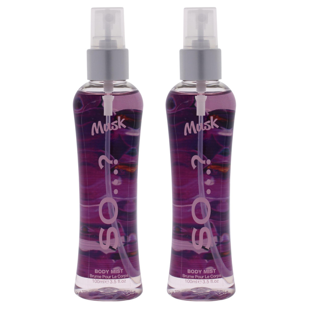 So...? Musk Body Mist For Women - 3.5 Oz Body Mist - Pack Of 2