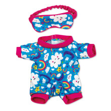 Casdon Build-A-Bear Workshop Night Time Onesie Toy Clothes Pack. 4 Mix-and-Match Toy Outfits Includes Pajamas Cute Hoodies Summer Styles | Dres
