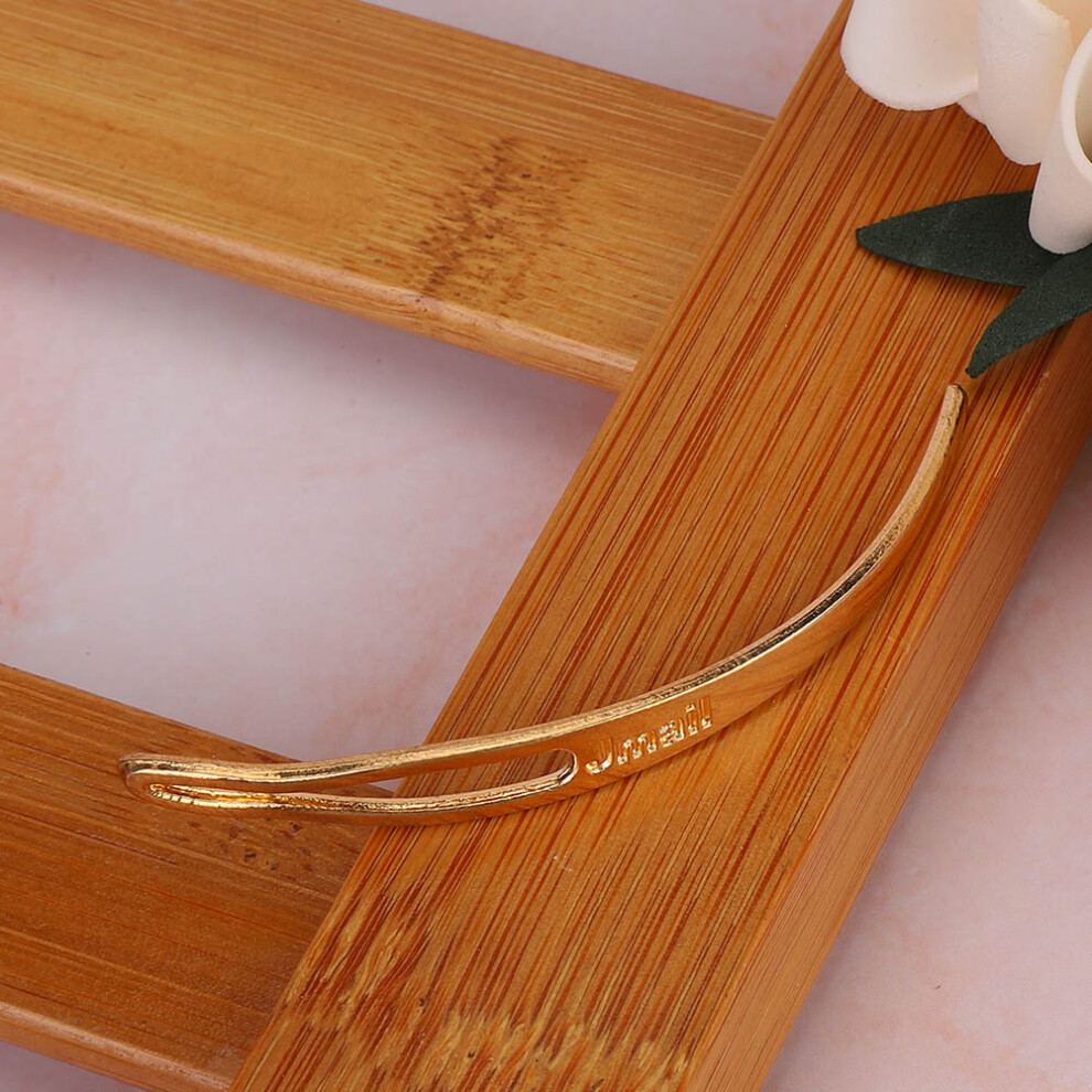 Unisex Gold 2Pcs Dreadlocks Hair Extension Crochet Hook Tools For Wig Dreadlock Braiding Hair