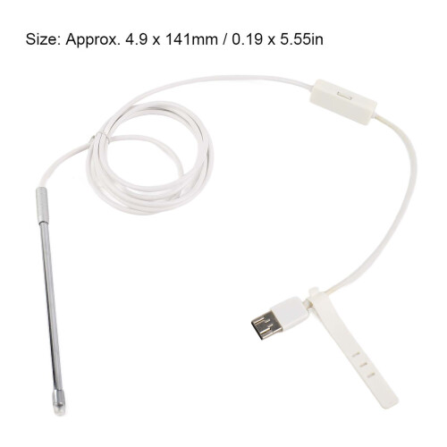 4.9mm Visual Ear Nose Cavity Endoscope Endoscope Camera Video Inspection Earpick With LED Light 1