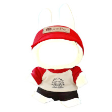 Conjunto de roupas de boneca de 17 cm Conjunto de 3 peas de roupa casual para boneca de 6,7 polegadas Terno de vestido de moda Chapu Acessrios