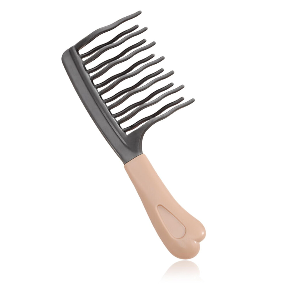 Optisake Upgraded Wide Tooth Comb For Curls Detangling Comb With Double Row Wavy Tooth For Curly/Wavy/Thick/Long/Wet & Dry Hair Detangler Hair Brush Lar