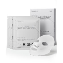 EIOM Trouble Patch Mask - Koreaans gezichtsmasker voor een onzuivere huid Kalmerende en hydraterende huidverzorging voor oliecontrole (20 ml x 4