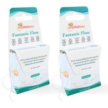 OraWellness Fantastic flossvokset tandtrd med hydroxyapatit til tand- og tandkdsreparation Slidbestandig, sknsom og ekspanderende alternativ t