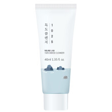 ROUND LAB 1025 Dokdo Cleanser 1,35 Fl Oz (Mini-Reisegre) Gesichtsreiniger mit niedrigem pH-Wert fr empfindliche Haut, reichhaltige weiche Blasen f