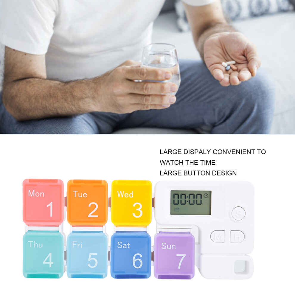 Mini Weekly Portable Medicine Remider Tablet Pills Candy Storage Box Organizer CaseBox