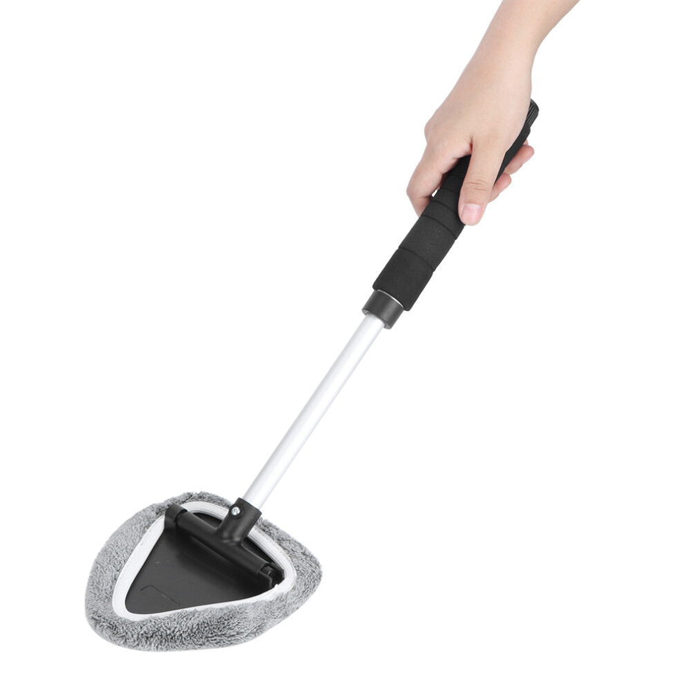 Windshield Cleaner Soft Towel Brush Ultrafine Fiber Dust Mist Remover Wiper Telescopic Handle Auto Window Washing Tool 4371324635282