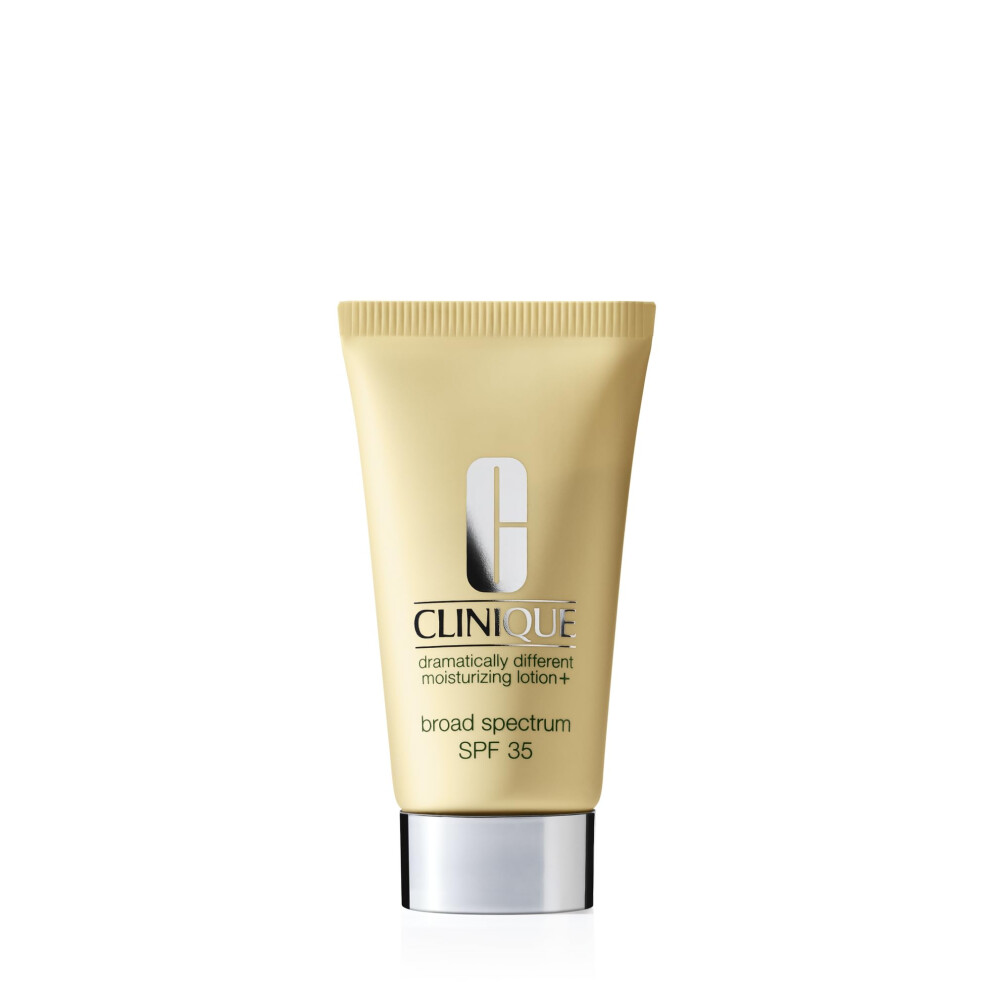 Clinique Dramatically Different Moisturizing Lotion+ SPF 35 For Dry to Dry Combination Skin Types | Hydrating + Sun Protection  1.7 Fl Oz