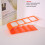 Desktop Plastic Phone VCR DVD TV Step Remote Control Holder Storage Rack Organizer (Orange) 6