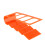 Desktop Plastic Phone VCR DVD TV Step Remote Control Holder Storage Rack Organizer (Orange) 5