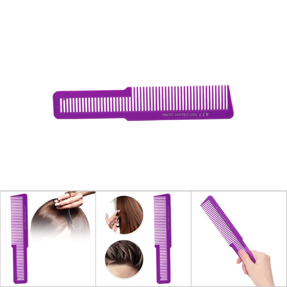 Unisex Purple Professional Salon Hair Clipper Cut Comb Barber Hairdresser Comb For Hair Trimming (Purple)