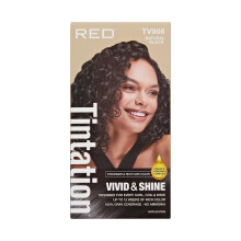 Red by Kiss Tintation Vivid & Shine Permanente Haartnung  High-Lift-Formel mit Arganl und Vitamin-E-Bindekomplex, sulfat- und ammoniakfrei, 100 %