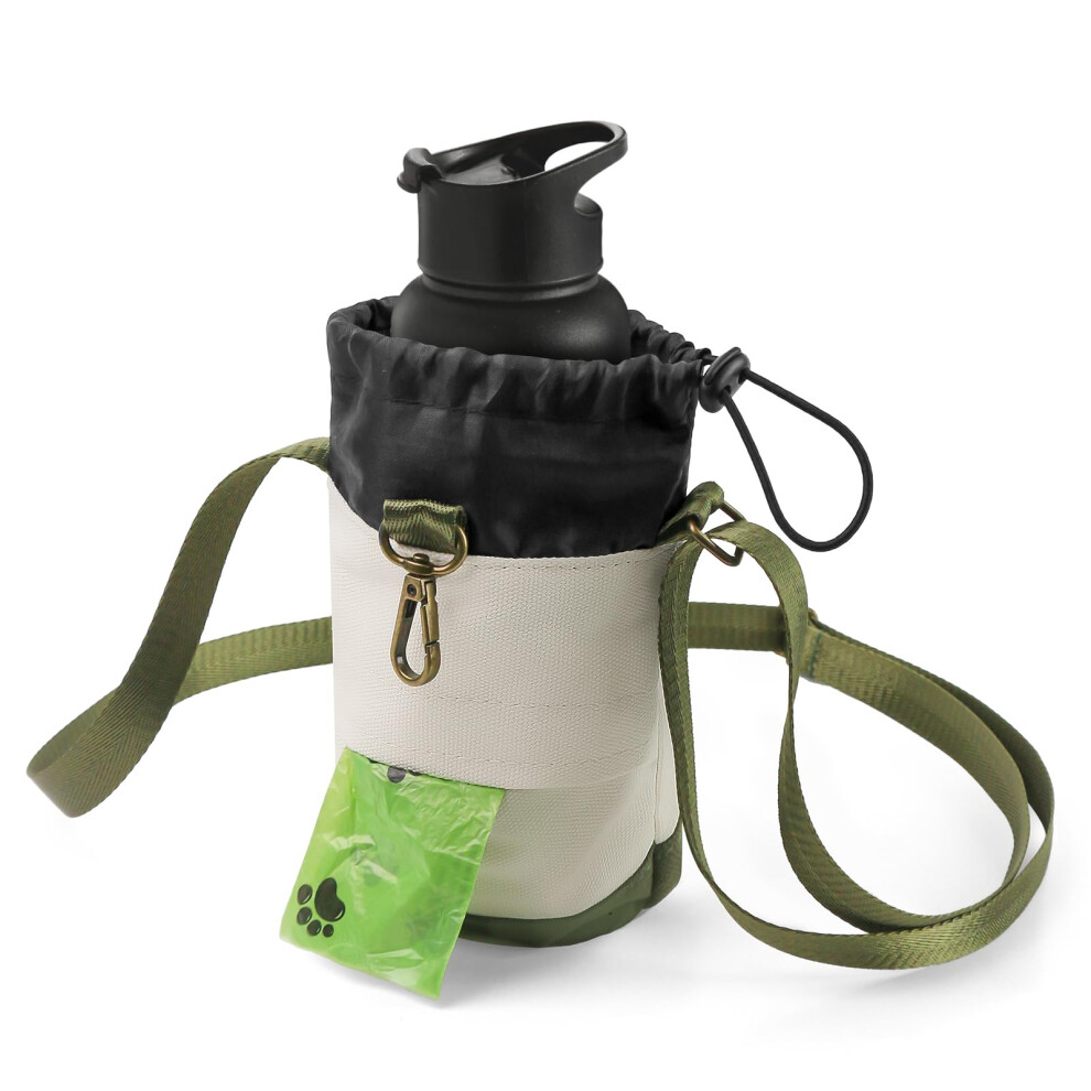 Jourcraf Dog Poop Sac de sac pour animal de compagnie Dispeller avec un rangement de crampon de poche de bouteille d'eau pour les friandises t   l
