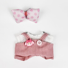 17 cm dukketj (INGEN dukke) Sde dukker outfittilbehr med hrspnde + top + seler Bukser Sm Kawaii tjst til dukker (stil 8)