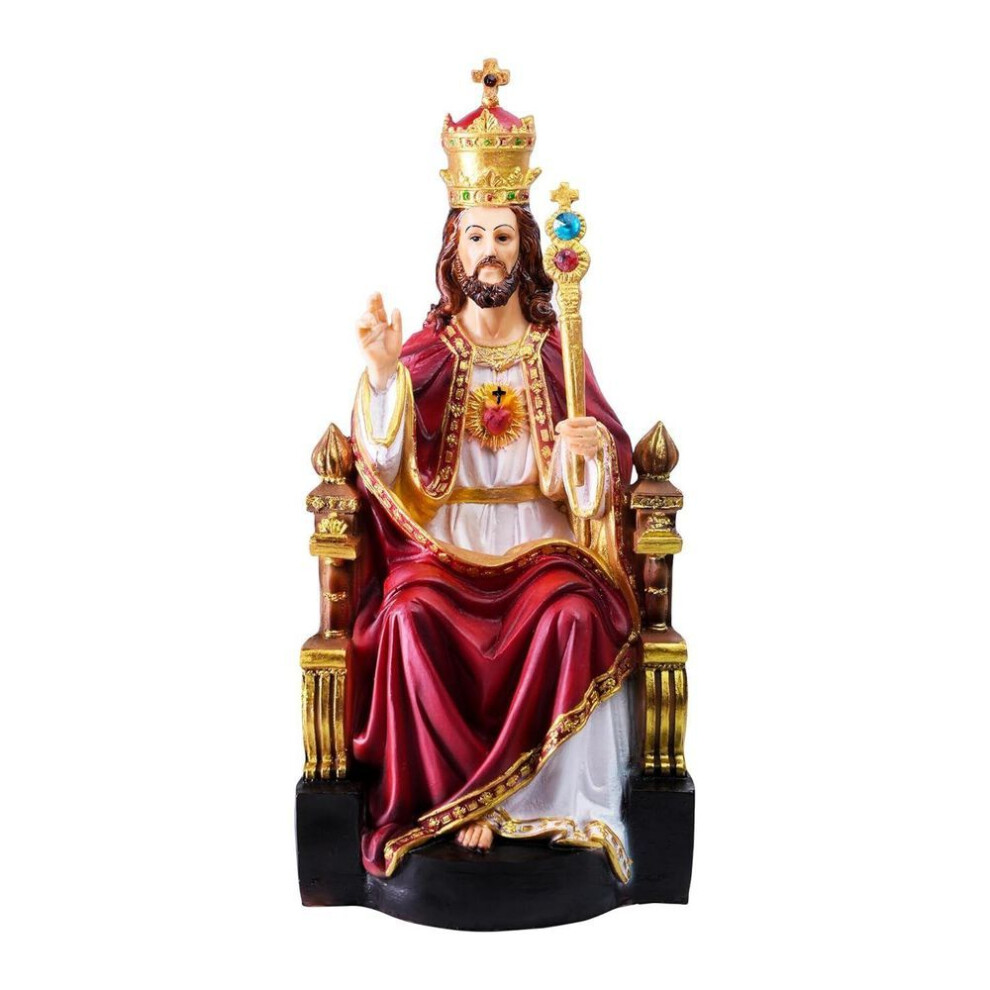 Christ The King Statues Jesus Christian Gifts Home Decor God Idol Showpiece For Table Wall Figurine House Warming For Gift