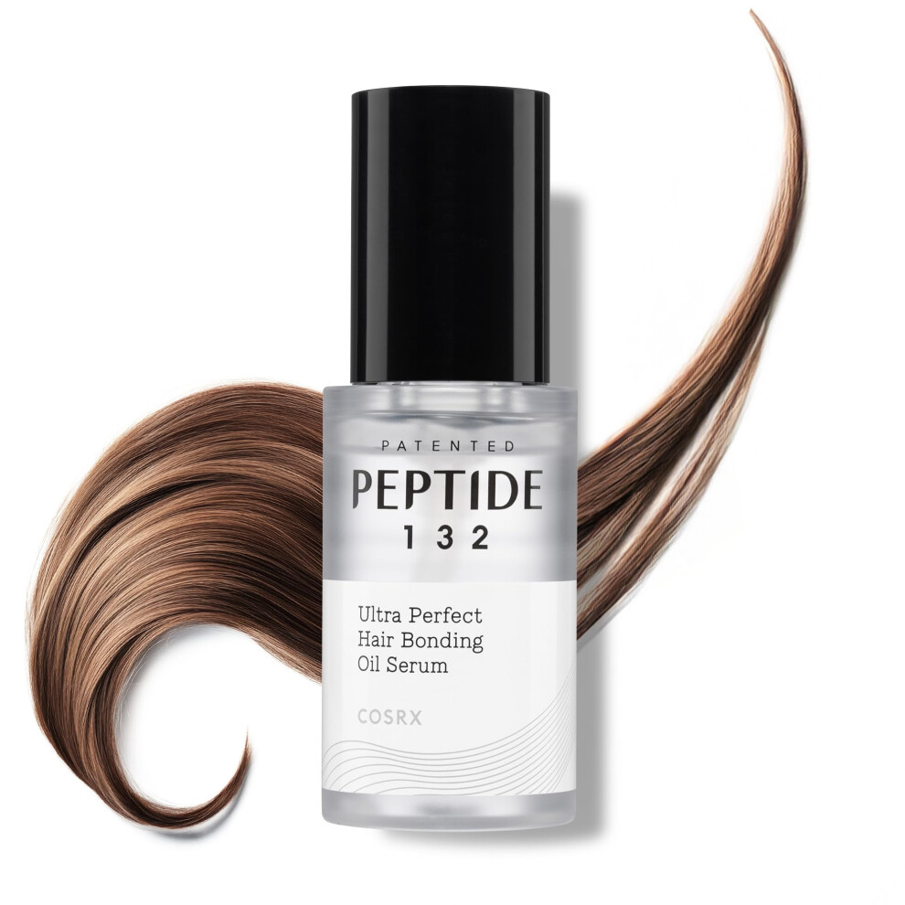 COSRX PEPTIDE 132 Hair Bonding Oil Serum  Travel Size Keratin Treatment for Frizzy  Damaged  Dry Hair - Repairs Split Ends  Adds Hair Gloss with