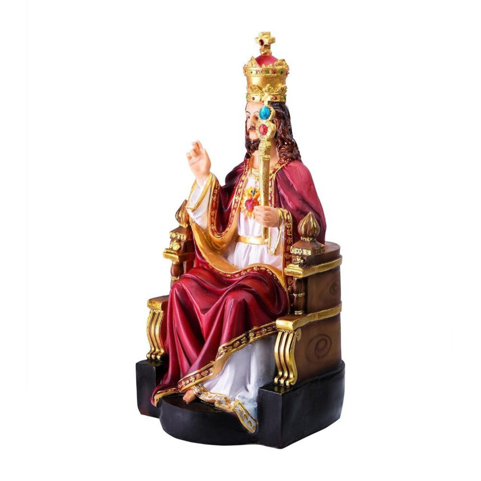 Christ The King Statues Jesus Christian Gifts Home Decor God Idol Showpiece For Table Wall Figurine House Warming For Gift