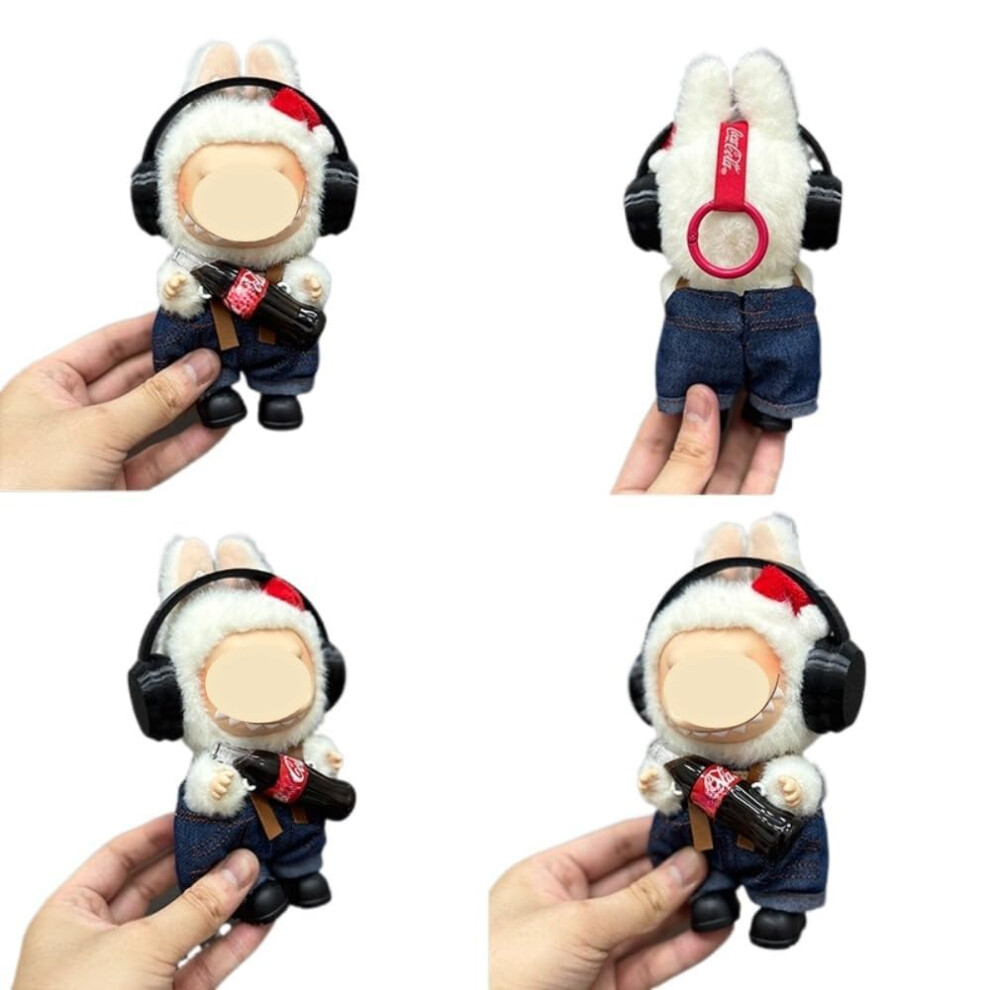 Kleidung F R Bubu-Puppen-Magier-Outfit, 3-Teiliges Set (Sitzend Und Stehend Kompatibel) (Schwarz)-image