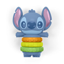 Disney Baby Stitch Twist-a-Stitch Fidget-speelgoed van Bright Starts met gestructureerde ringen en rammelaarkralen voor onderweg voor pasgeborene