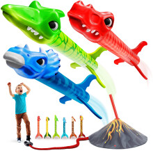 Dinosaurier-Spielzeug-Raketenwerfer fr Kinder  Spielzeug fr Kinder von 35, 57, 46 Jahren  Outdoor-Spielzeug fr Kinder im Alter von 48 Ja