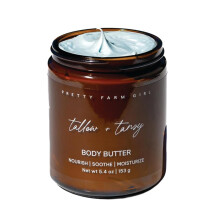 Pretty Farm Girl Tallow + Tansy Body Butter - Ubity krem ??nawilzajacy z lojem trawiastym i wrotyczu pospolitym - Nietluste nawilzenie dla skry