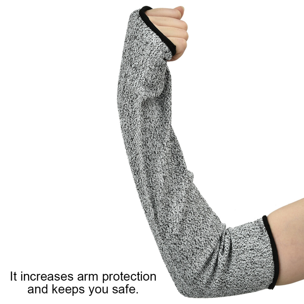 1 Pair Arm Protective Cut Resistant Anti Abrasion Long Sleeve Work Gloves (45Cm) 6921324636307