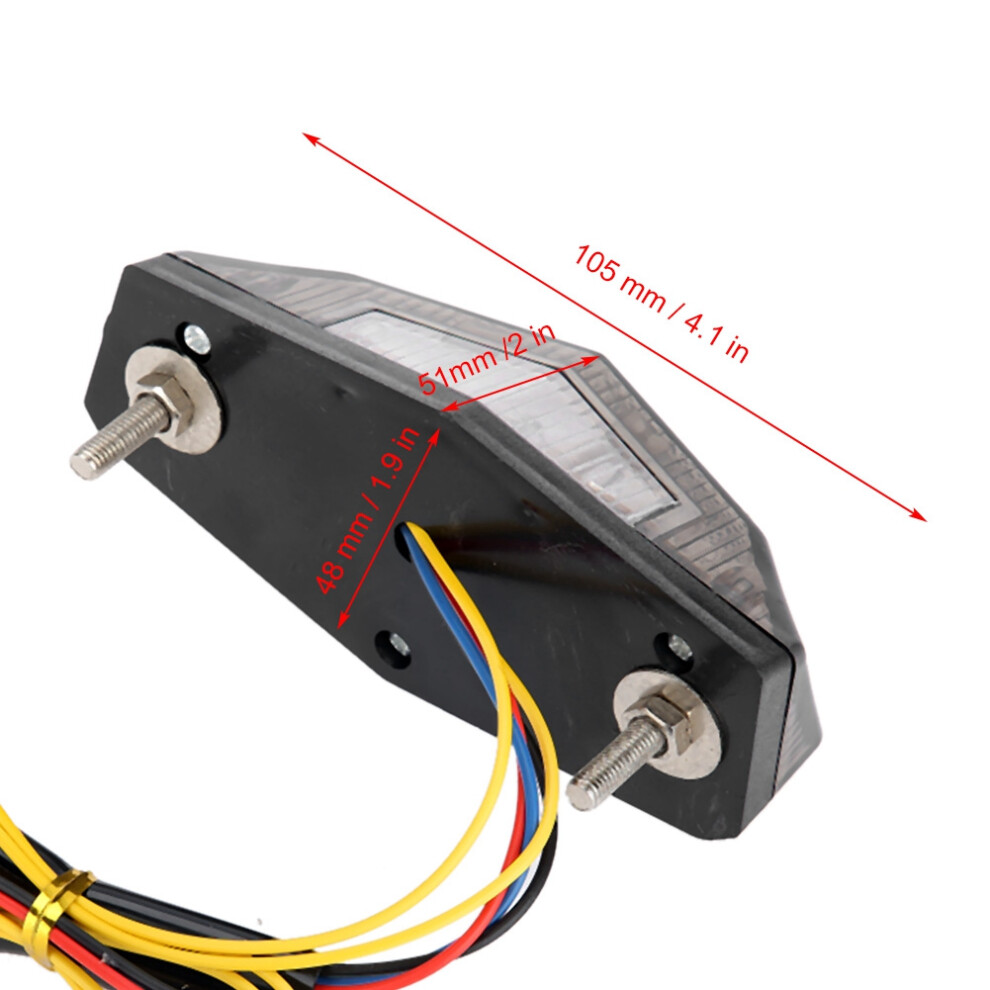 Motorcycle Modified Led Tail Warning Tail Lamp Tail With Brake Turn Signal Light 3181324636858