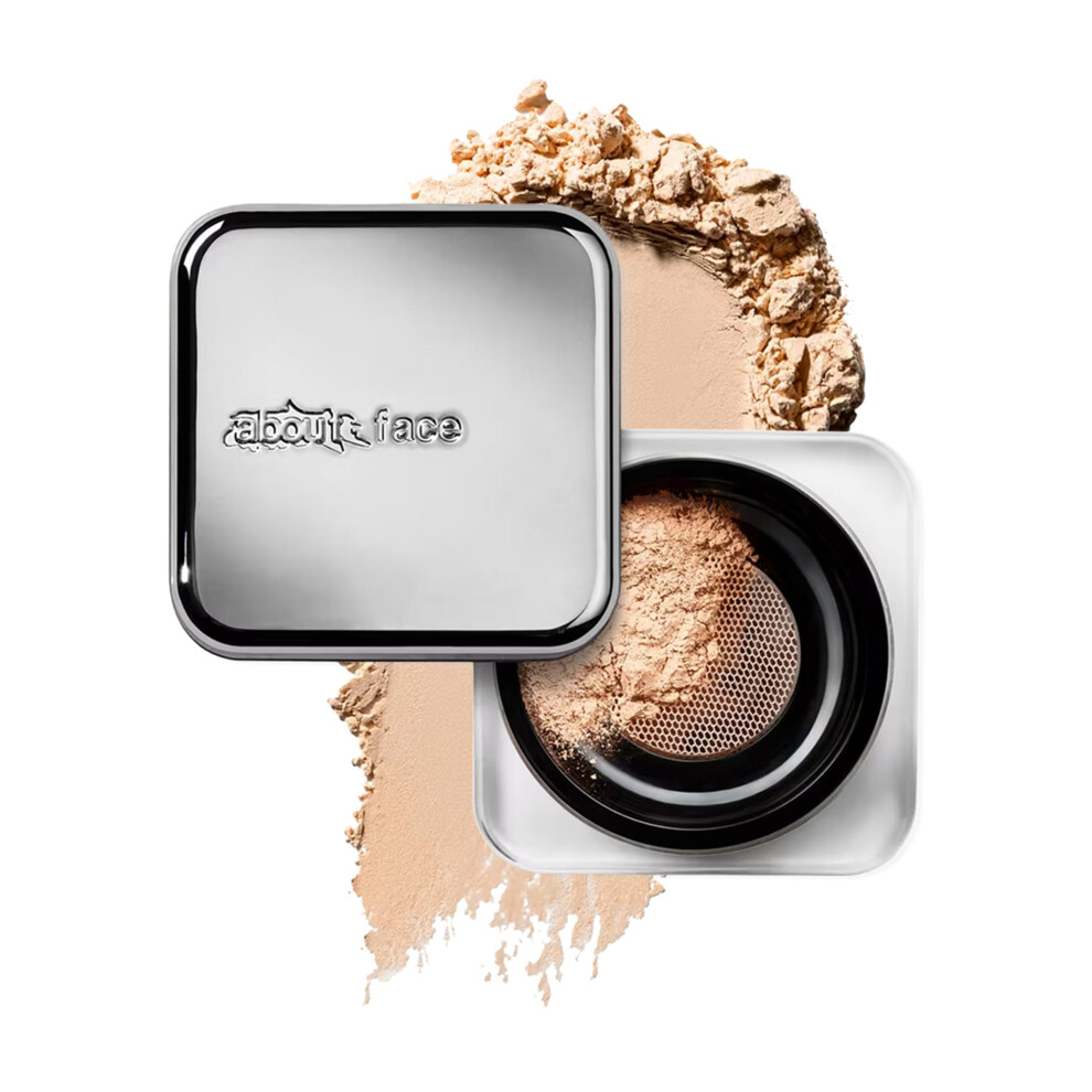 about-face Curtain Call Set & Smooth Loose Powder Veil - Lightweight  Oil-Absorbing Setting Powder with Rice Starch & Corn-Based Talc Alternative-image-OPC-PHWWSXF-NEW