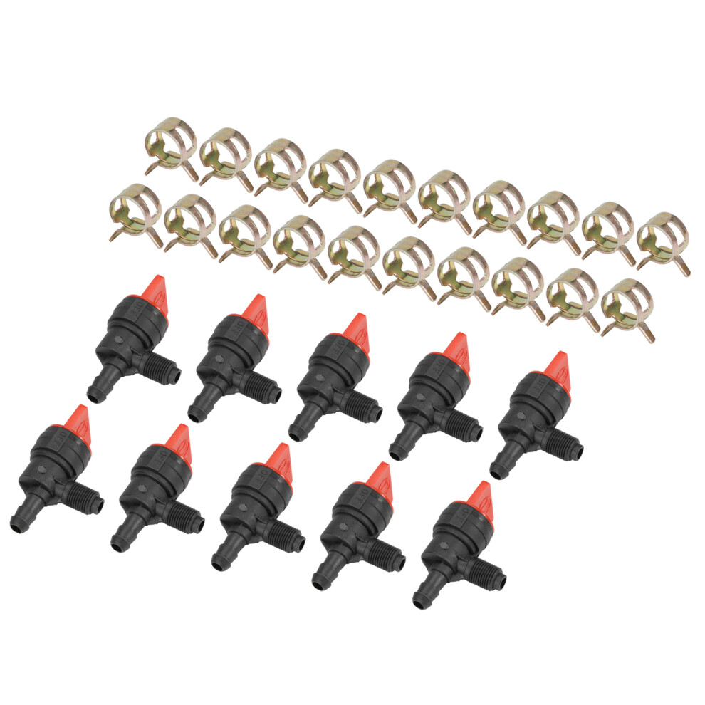 90 Degree Fuel Shut Off Valve Carburetor Parts For 1/4In Tube 698181 494539 697944 35857 9371324636925