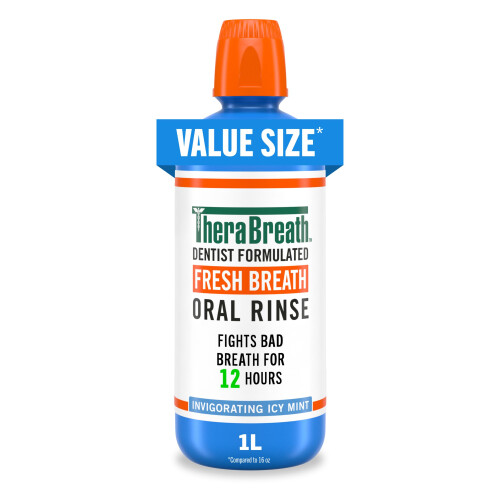THERABREATH Fresh Breath Bash Bash Icy menthe sans alcool 1 litre