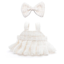 LYBHYQTII Oblecen pro panenky 17 cm Prmiov rucne vyrben panenky Doplnky s elegantn mrkou s mal na pagetov remnek pickov mdn outfit n