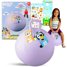 Blue Hopper Ball Outdoor Toy Set - Bundle comprend 15 """" ""Hopper Ball for Boys and Girls Outdoor Activities F   tes et autocollants plus | Bluey J