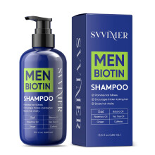 Svvimer Haarwuchs-Shampoo fr Mnner Biotin-Verdickungsshampoo mit Rosmarin-Teebauml-Koffein gegen Haarausfall und Ausdnnung 13,5 Fl Oz (1 Stc