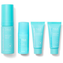 TULA Skin Care Clear Skin Starters Acne & Blemish Fighting Discovery Kit - Foam Cleanser Korekcn gel, hydratacn maska ??a cestovn taka pro lcbu