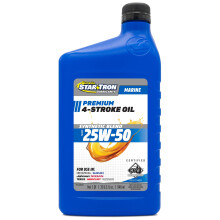 Star Brite Tron Star Tron Premium Aceite de motor de 4 tiempos SAE 25W-50 Mezcla sinttica FC-W Certificado de grado marino certificado