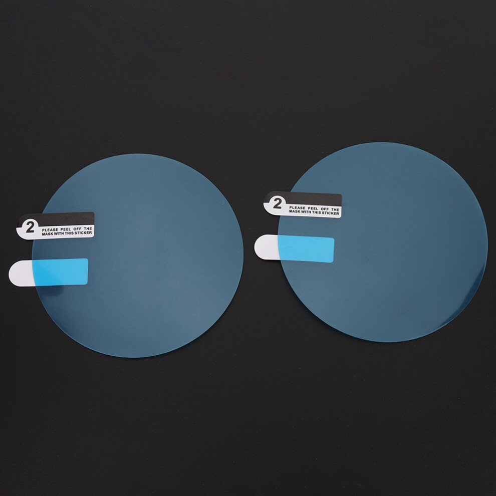 80Mm Rainproof Vehicle Rearview Mirror Sticker Anti Fog Protective Film Rain Shield 3131324638918