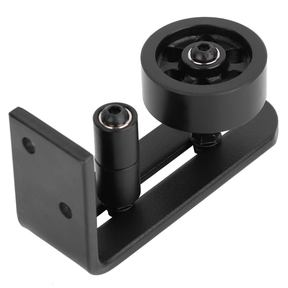 Adjustable Stay Roller Floor Guide Barn Door Floor Guide Stay Roller(Spraying Black) 9381324638898