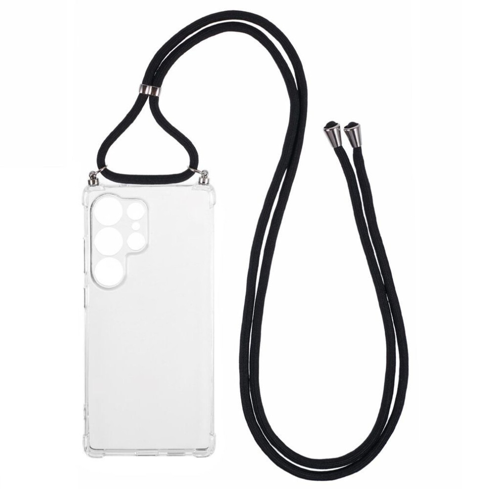 For Samsung Galaxy S25 Ultra Case Reinforced Corner Tpu Clear Phone Cover With Lanyard Not,Specified 4321529581808